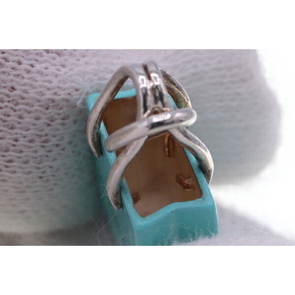 Tiffany Pendant Shopping Bag Sterling Silver Tiffany Blue View 5